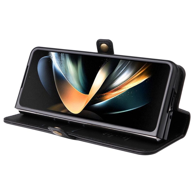 Lederhüllen Für Samsung Galaxy Z Fold 4 Yikatu Yk-001