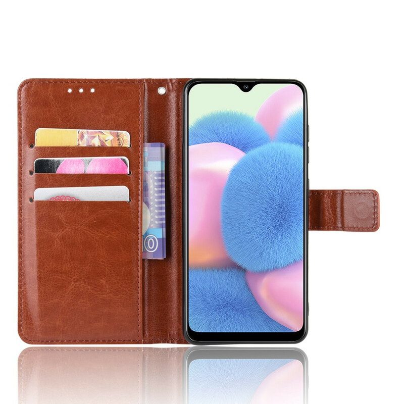 Flip Case Für Samsung Galaxy A41 Auffälliges Kunstleder