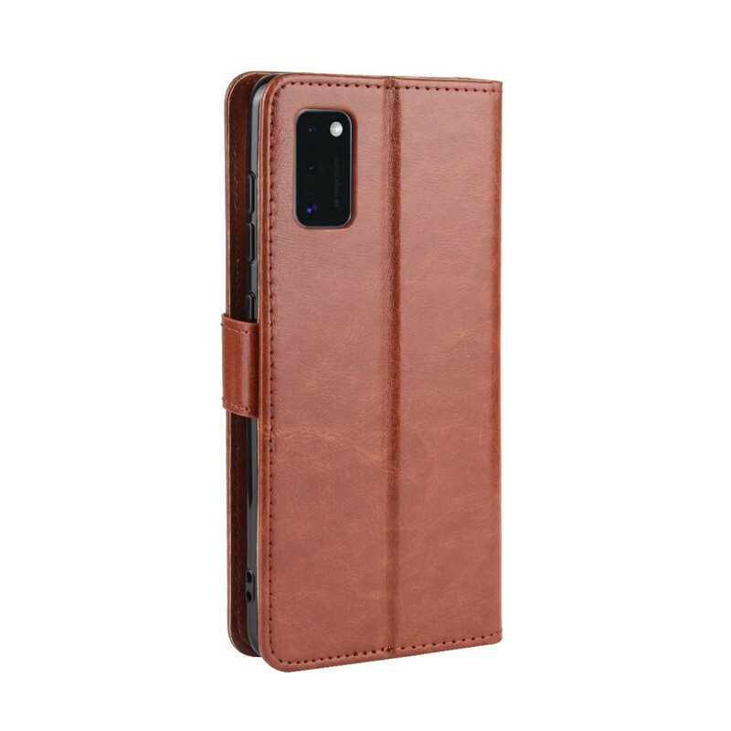 Flip Case Für Samsung Galaxy A41 Auffälliges Kunstleder