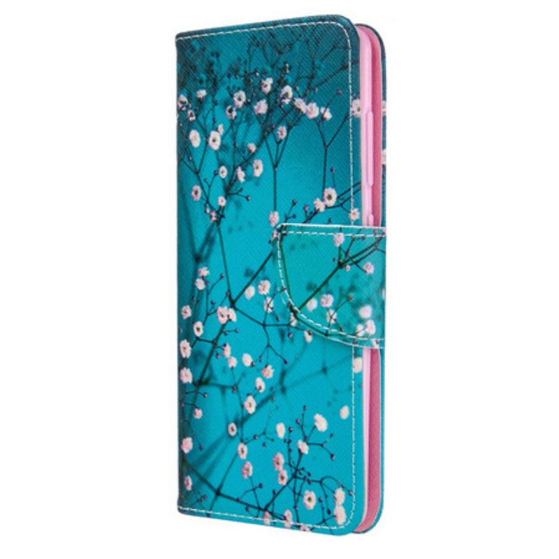 Flip Case Für Samsung Galaxy A41 Blühender Baum