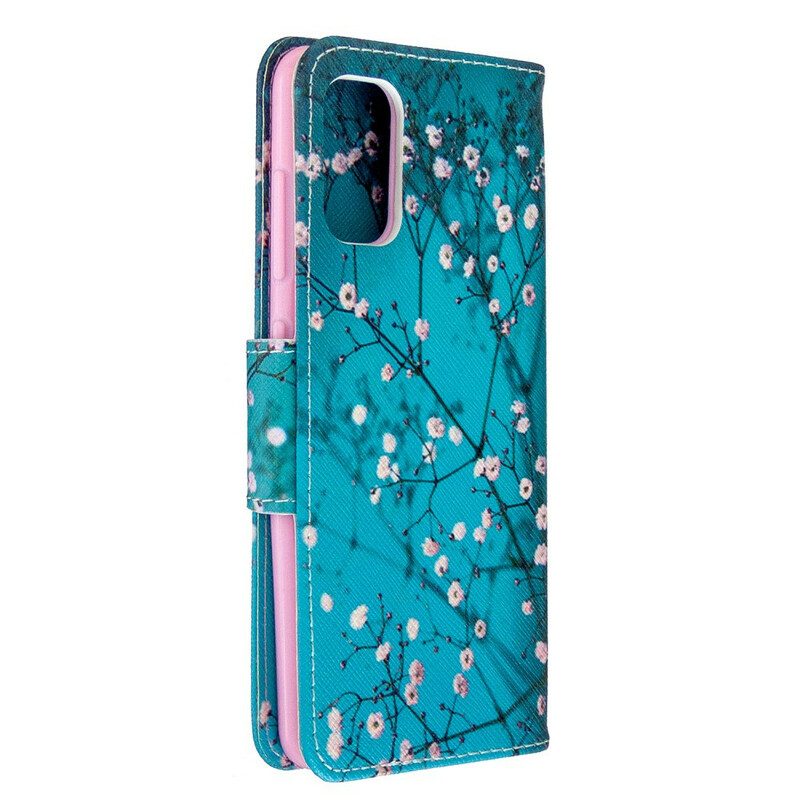 Flip Case Für Samsung Galaxy A41 Blühender Baum