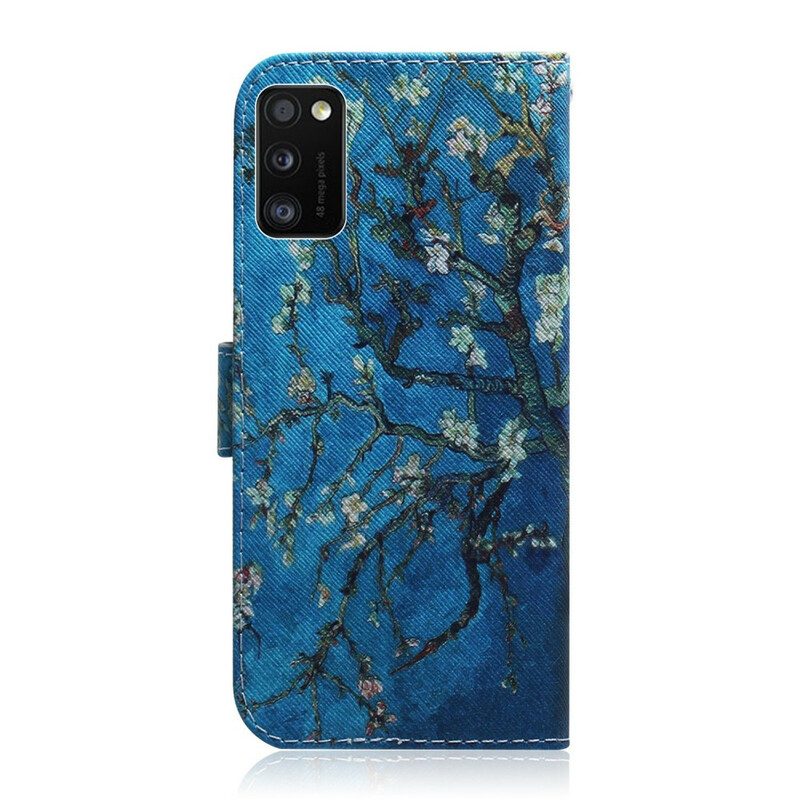 Flip Case Für Samsung Galaxy A41 Blühender Baumzweig