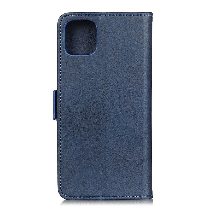 Flip Case Für Samsung Galaxy A41 Flip Case Doppelte Klappe