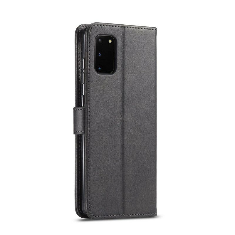 Flip Case Für Samsung Galaxy A41 Lc.imeeke Ledereffekt