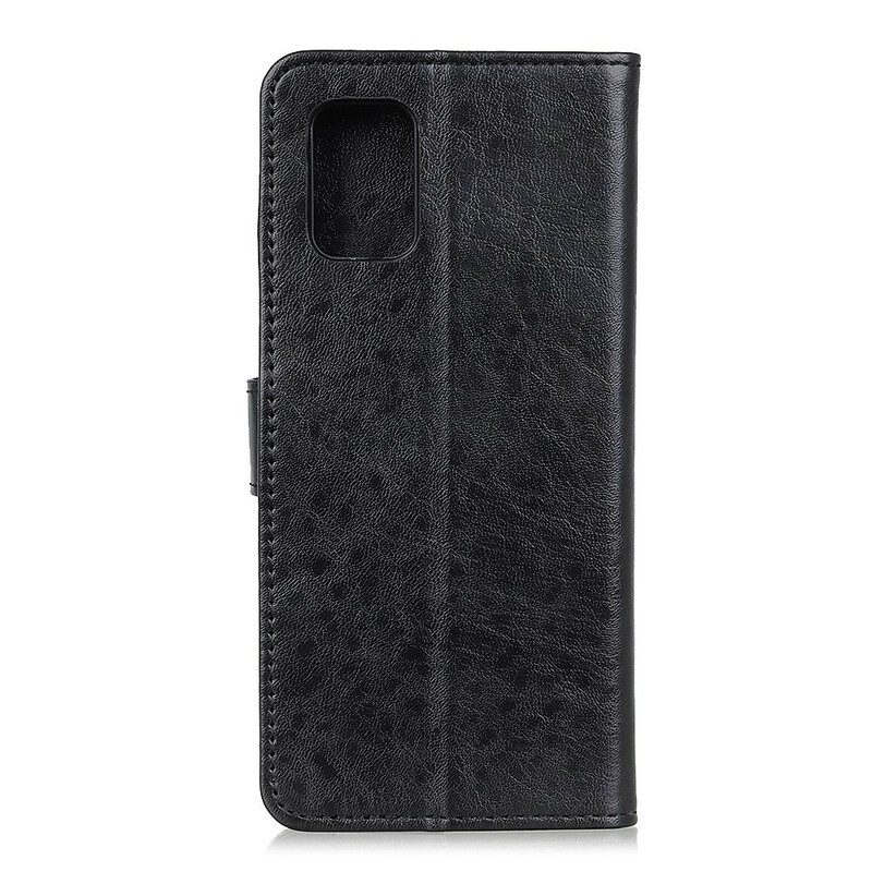 Flip Case Für Samsung Galaxy A41 Stil Ledergeschäft