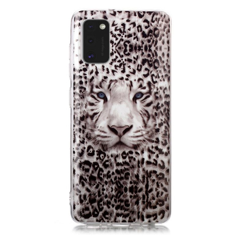 Hülle Für Samsung Galaxy A41 Leopard Fluoreszierend