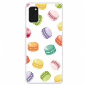 Hülle Für Samsung Galaxy A41 Süße Macarons