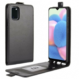 Lederhüllen Für Samsung Galaxy A41 Flip Case Faltender Ledereffekt