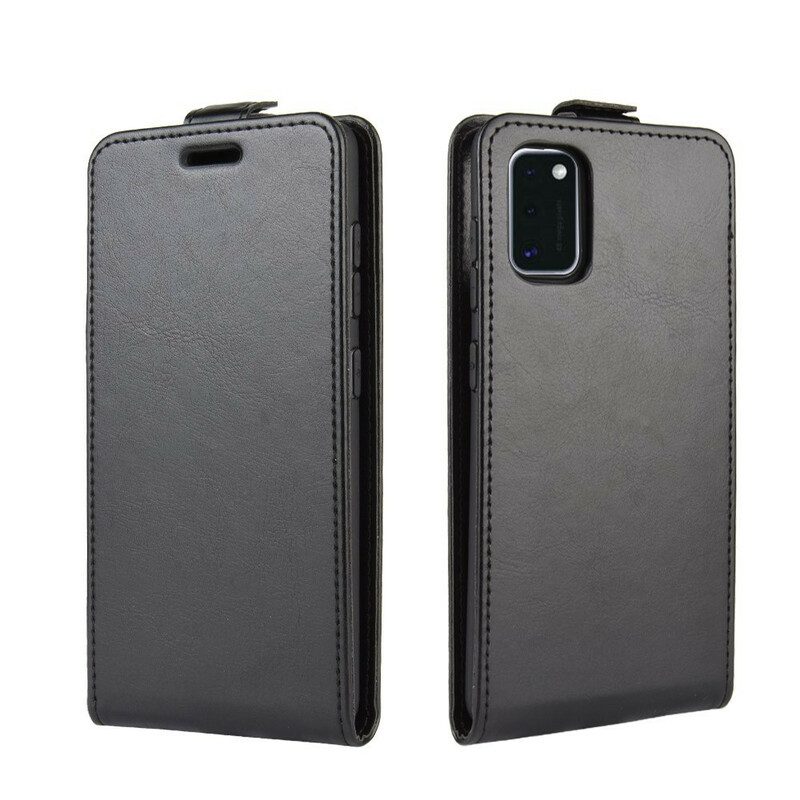 Lederhüllen Für Samsung Galaxy A41 Flip Case Faltender Ledereffekt