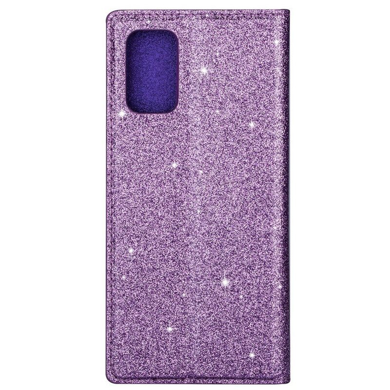 Schutzhülle Für Samsung Galaxy A41 Flip Case Pailletten-stil