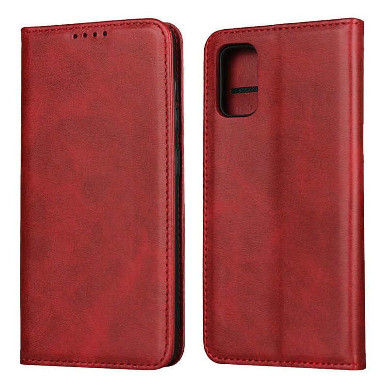 Schutzhülle Für Samsung Galaxy A41 Flip Case Stil Leder Nüchternheit