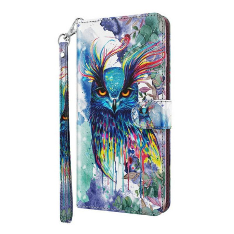 Flip Case Für Samsung Galaxy S21 5G Aquarellvogel