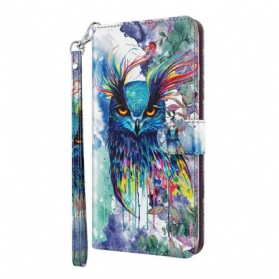 Flip Case Für Samsung Galaxy S21 5G Aquarellvogel