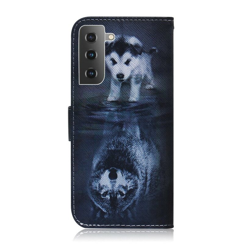 Flip Case Für Samsung Galaxy S21 5G Ernesto Der Wolf