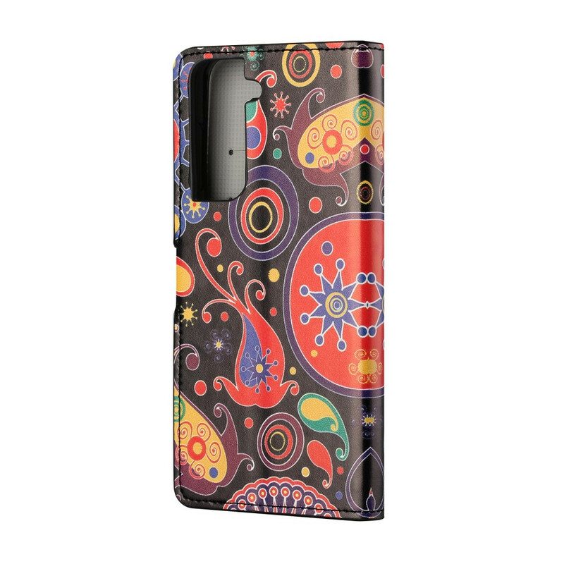 Flip Case Für Samsung Galaxy S21 5G Galaxy-design