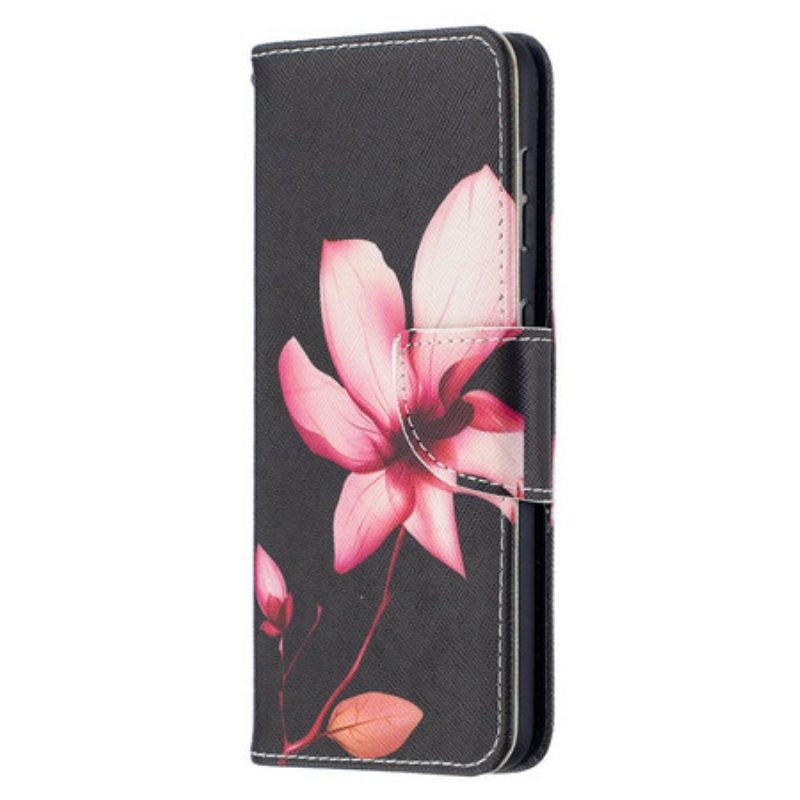 Flip Case Für Samsung Galaxy S21 5G Pinke Blume