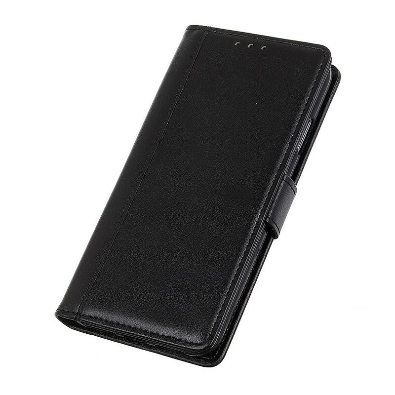 Flip Case Für Samsung Galaxy S21 5G Stil: Leder-eleganz