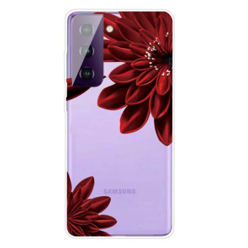 Handyhülle Für Samsung Galaxy S21 5G Wilde Blumen