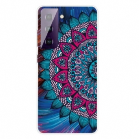 Hülle Für Samsung Galaxy S21 5G Buntes Mandala