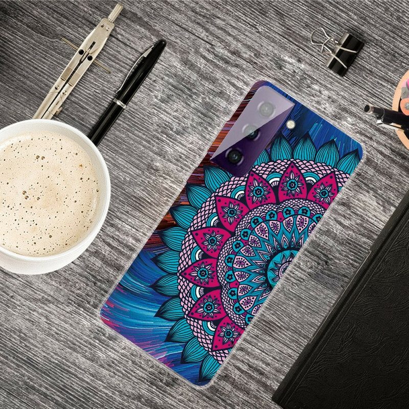 Hülle Für Samsung Galaxy S21 5G Buntes Mandala