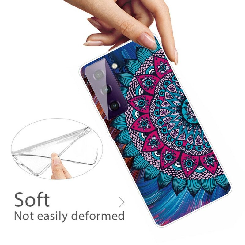 Hülle Für Samsung Galaxy S21 5G Buntes Mandala