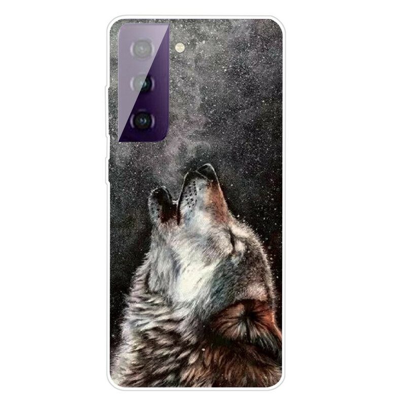 Hülle Für Samsung Galaxy S21 5G Erhabener Wolf