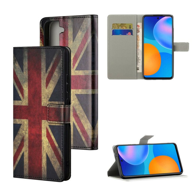 Lederhüllen Für Samsung Galaxy S21 5G England-flagge