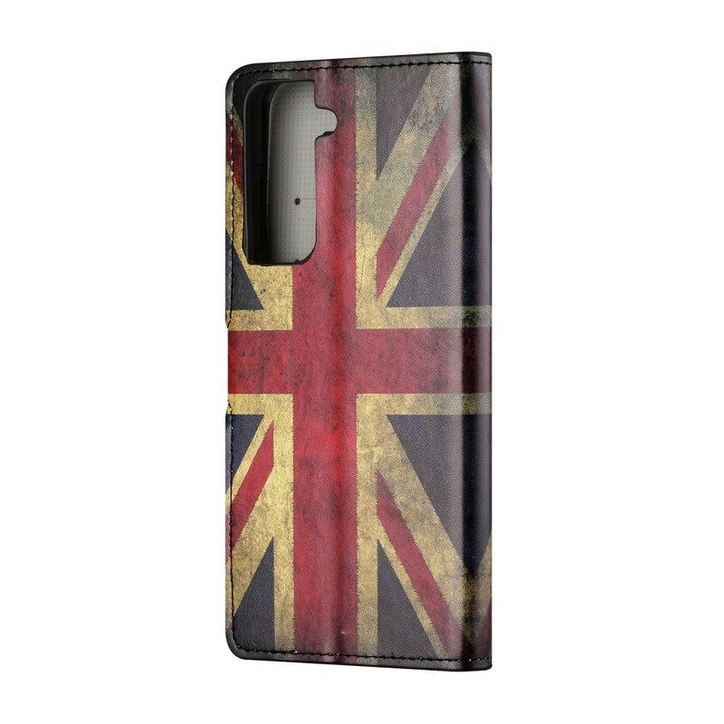 Lederhüllen Für Samsung Galaxy S21 5G England-flagge