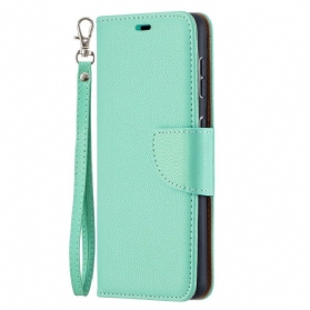 Lederhüllen Für Samsung Galaxy S21 5G Flip Case Lychee Rabat Oblique