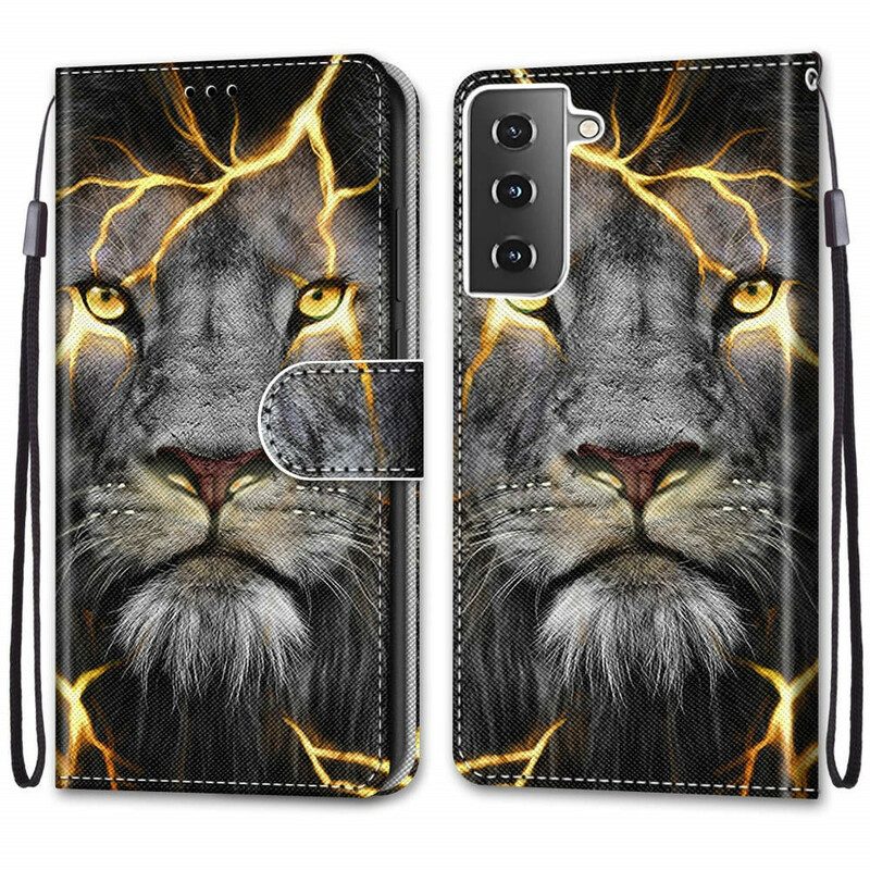 Lederhüllen Für Samsung Galaxy S21 5G Magische Katze