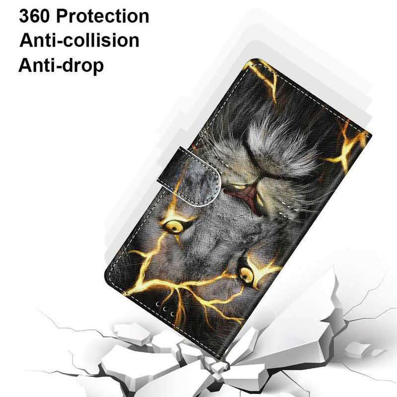 Lederhüllen Für Samsung Galaxy S21 5G Magische Katze