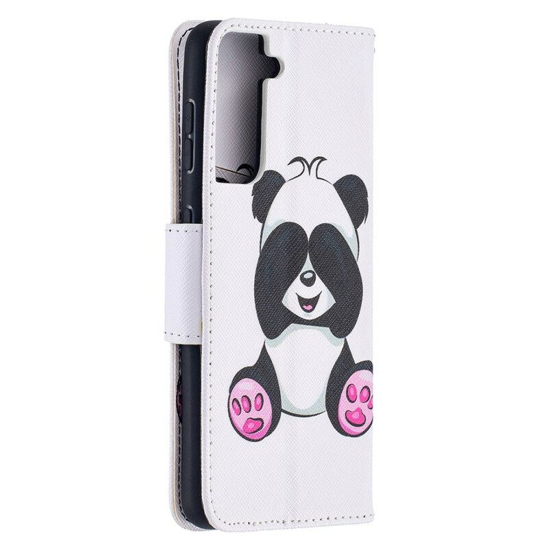 Lederhüllen Für Samsung Galaxy S21 5G Panda-spaß