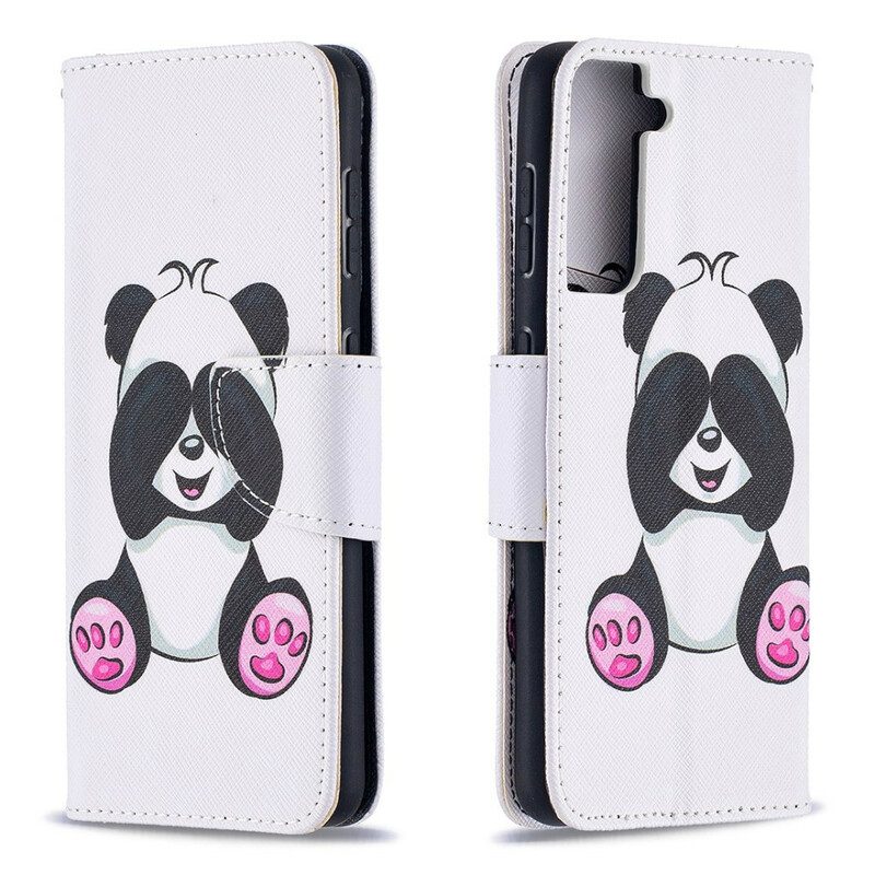 Lederhüllen Für Samsung Galaxy S21 5G Panda-spaß