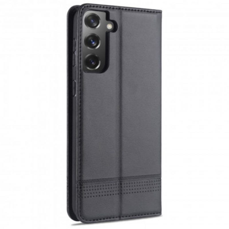 Schutzhülle Für Samsung Galaxy S21 5G Flip Case Azns Leder-styling