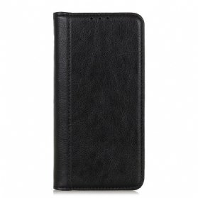 Schutzhülle Für Samsung Galaxy S21 5G Flip Case Eleganz Aus Gespaltenem Litschi-leder