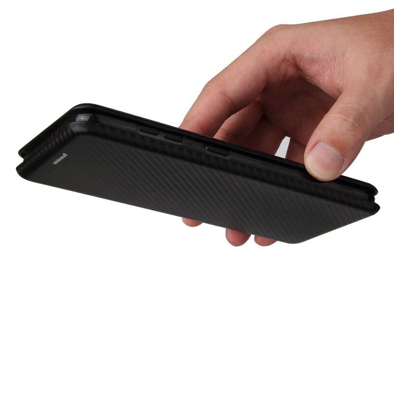 Schutzhülle Für Samsung Galaxy S21 5G Flip Case Kohlefaser