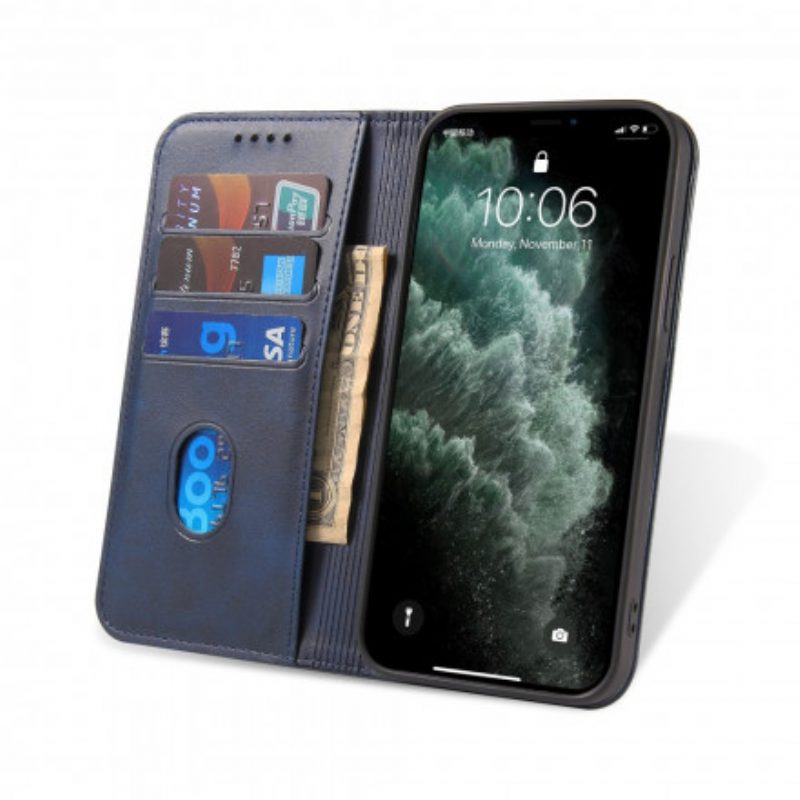 Schutzhülle Für Samsung Galaxy S21 5G Flip Case Ledereffekt Im Business-stil