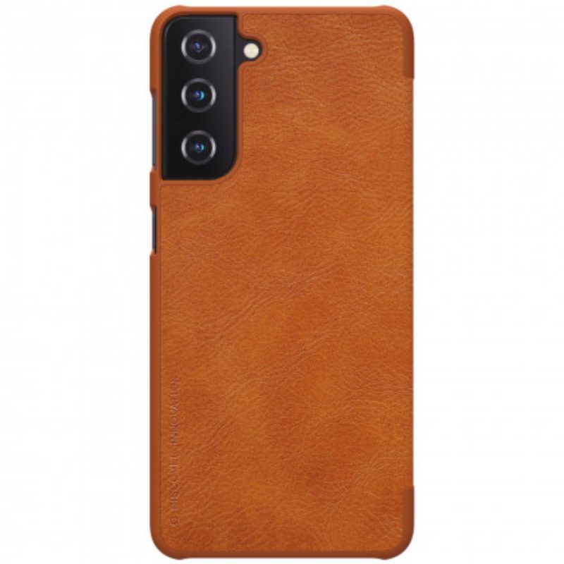 Schutzhülle Für Samsung Galaxy S21 5G Flip Case Nillkin Qin-serie