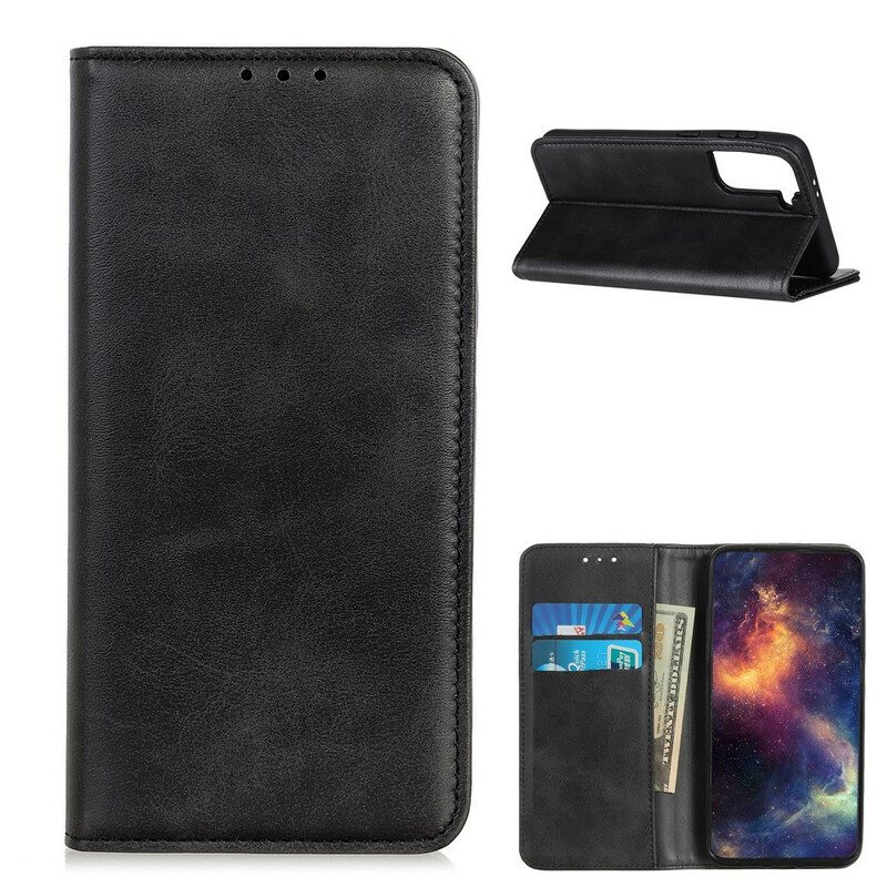 Schutzhülle Für Samsung Galaxy S21 5G Flip Case Spaltleder