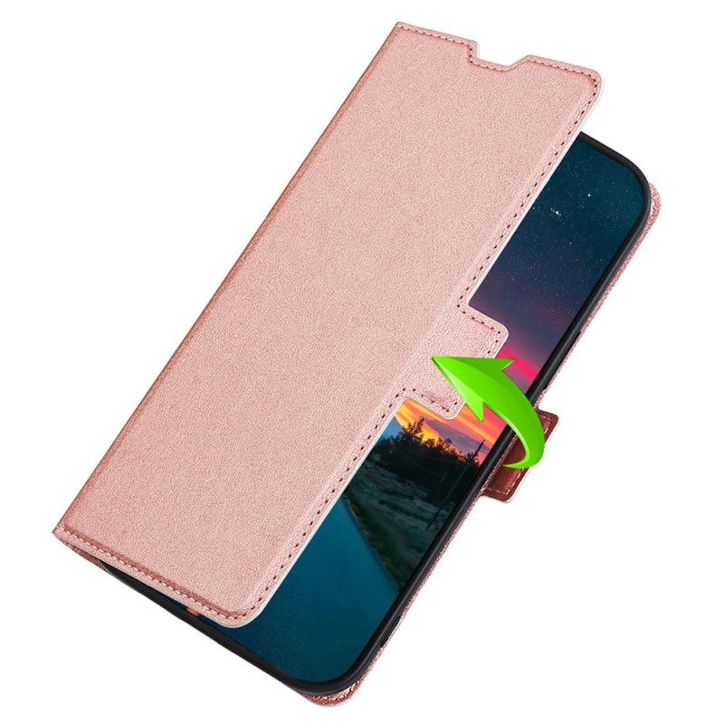 Flip Case Für Poco M4 Pro 5G Stil: Lederfinesse