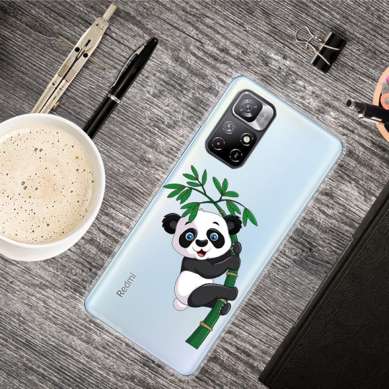 Hülle Für Poco M4 Pro 5G Panda Auf Bambus