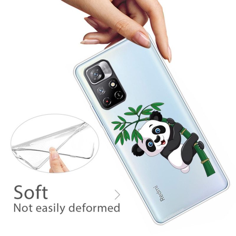 Hülle Für Poco M4 Pro 5G Panda Auf Bambus