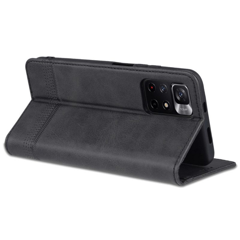 Schutzhülle Für Poco M4 Pro 5G Flip Case Azns Leder-styling