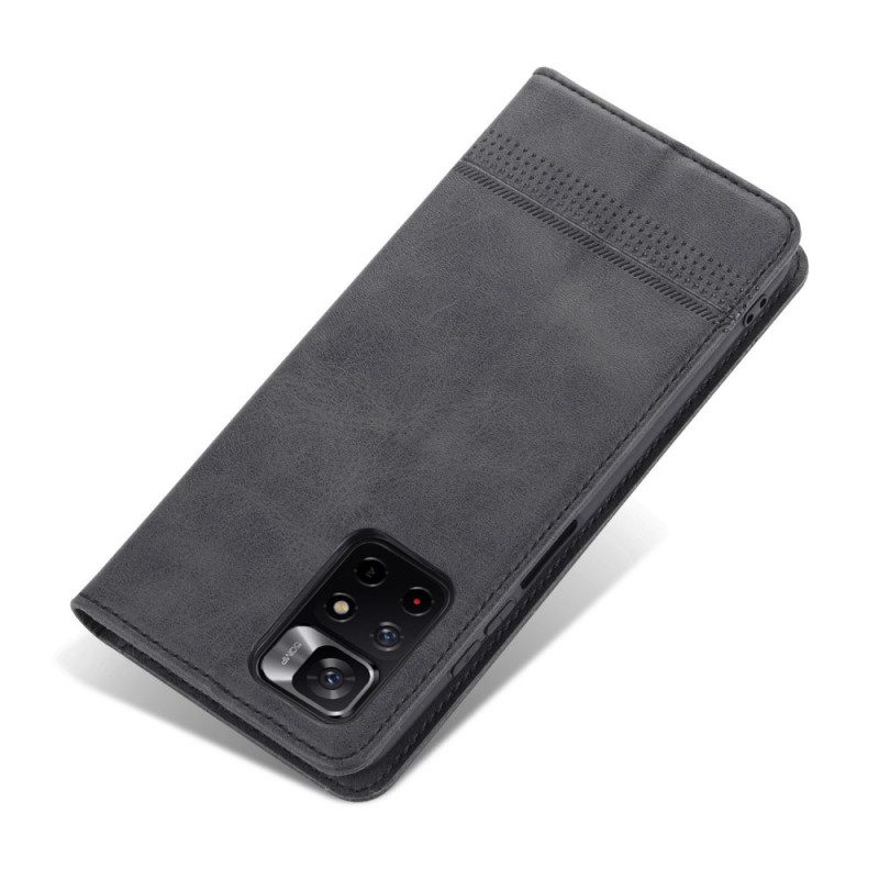 Schutzhülle Für Poco M4 Pro 5G Flip Case Azns Leder-styling