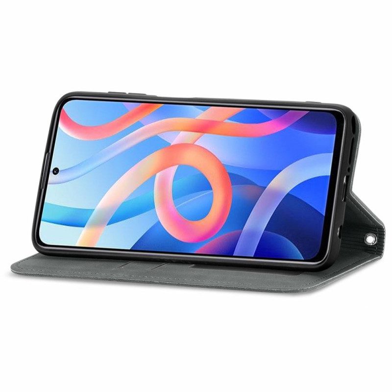 Schutzhülle Für Poco M4 Pro 5G Flip Case Klassischer Skin-touch