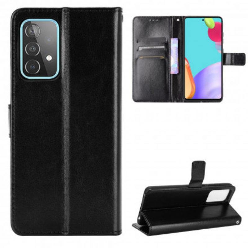 Flip Case Für Samsung Galaxy A52 4G / A52 5G / A52s 5G Auffälliges Kunstleder