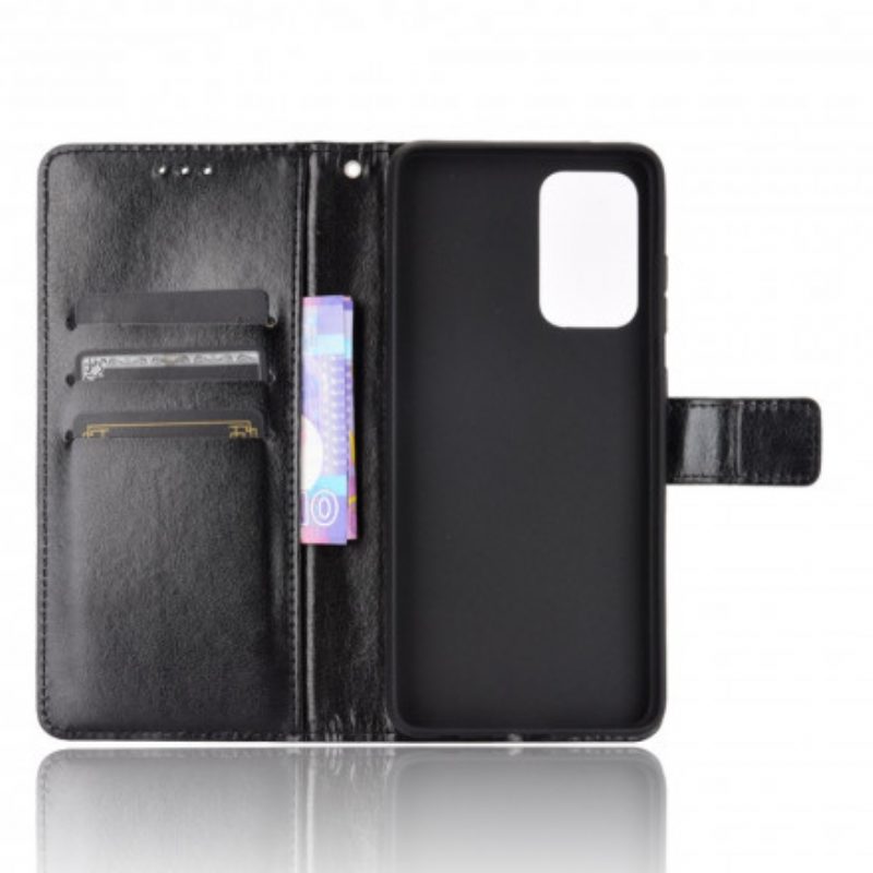 Flip Case Für Samsung Galaxy A52 4G / A52 5G / A52s 5G Auffälliges Kunstleder