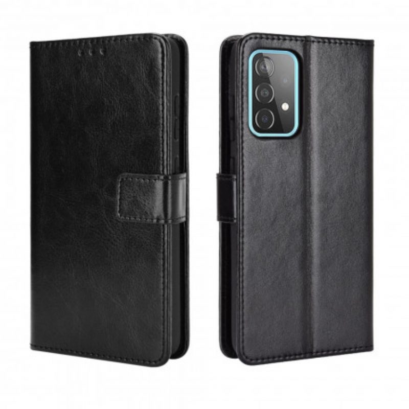 Flip Case Für Samsung Galaxy A52 4G / A52 5G / A52s 5G Auffälliges Kunstleder