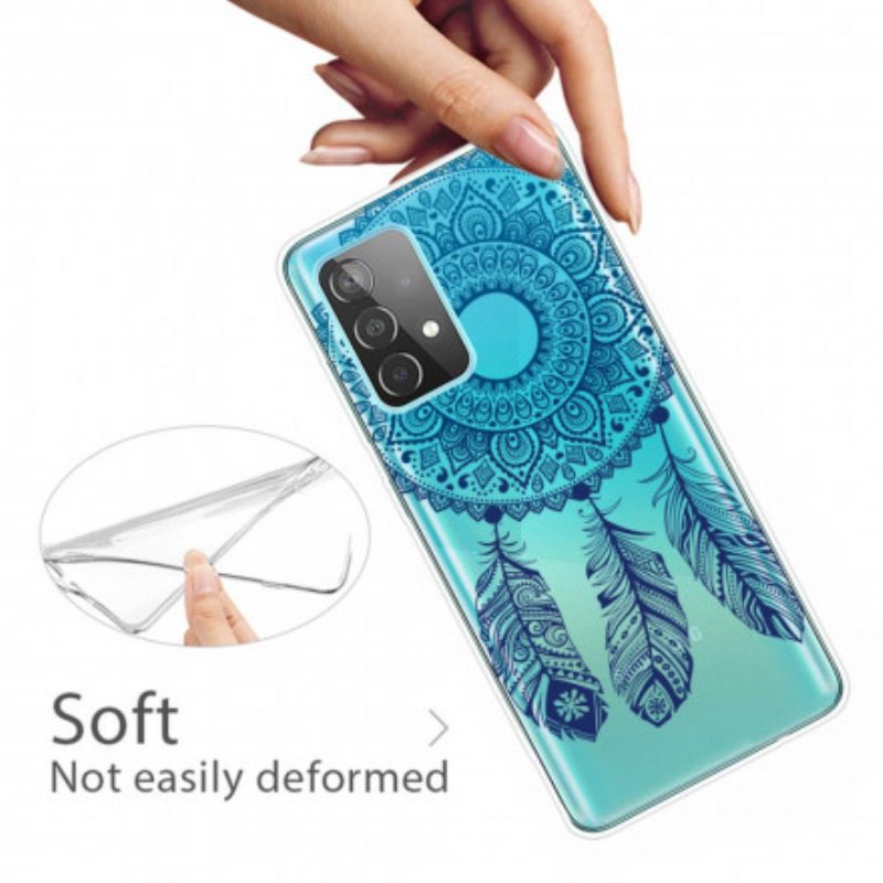 Handyhülle Für Samsung Galaxy A52 4G / A52 5G / A52s 5G Einzelnes Blumenmandala