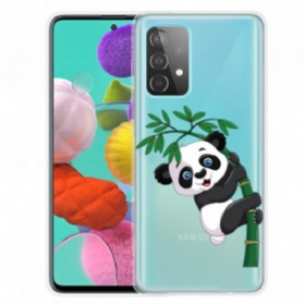 Handyhülle Für Samsung Galaxy A52 4G / A52 5G / A52s 5G Panda Auf Bambus